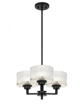 MORENO 3 LIGHT BLACK PENDANT